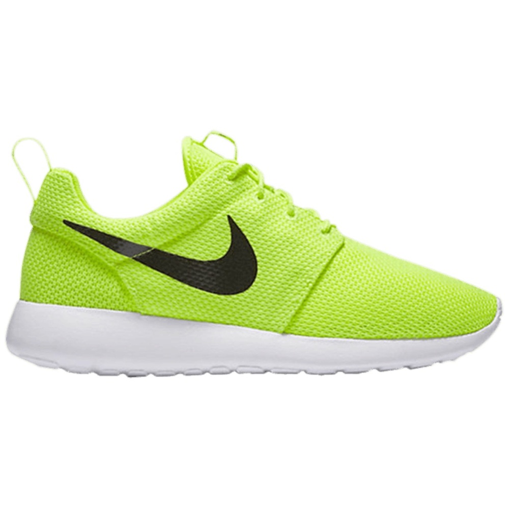 Neon nike roshe one athletic shoes